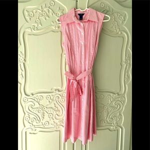 Brooks Brothers Pink Striped Dress